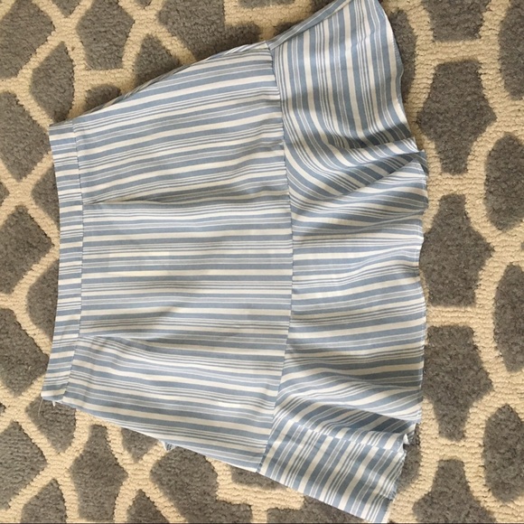 Blue stripe ruffle skirt - Picture 2 of 2